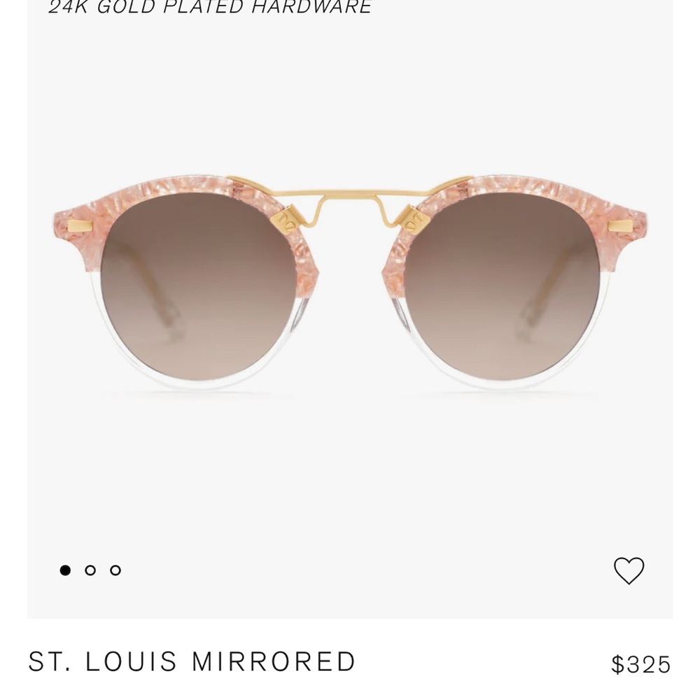 Krewe St. Louis mirrored sunglasses